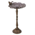 Rustic Iron Birdbath